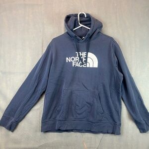 The North Face Half Dome Men's Pullover Hoodie Navy Blue Size Large